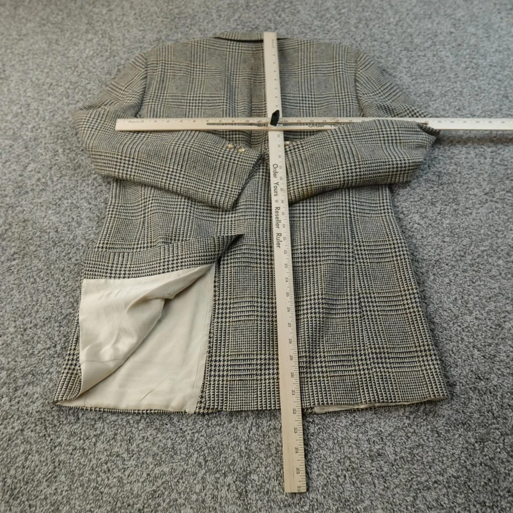 VTG Brooks Brothers Blazer Mens 42L Brown Tweed Plaid Sport Coat Suit Jacket USA